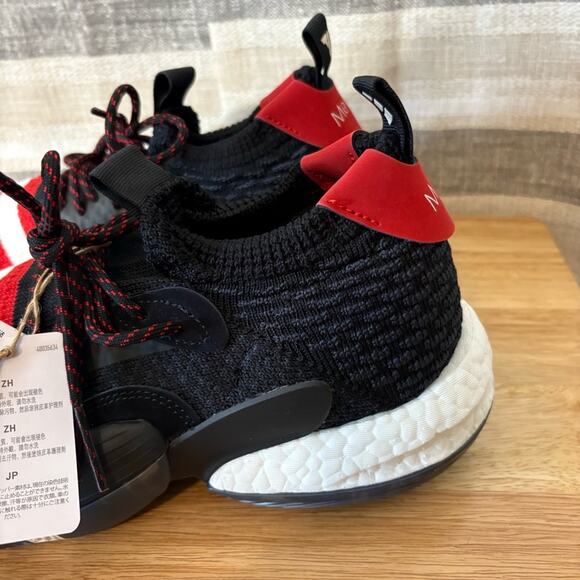 Adidas Trae Young 2 Black and Red Basketball Shoes Size 8.5 - Picture 5 of 8